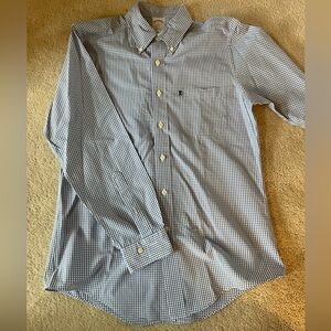 Brooks Brothers Blue and White Checkered Shirt